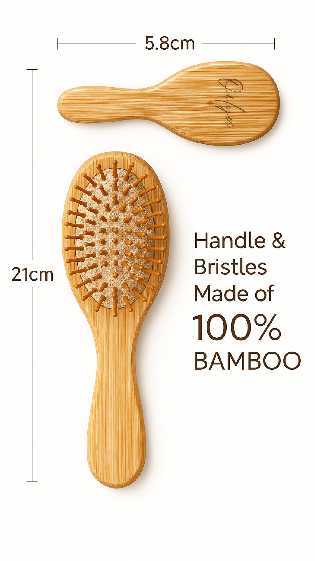 Oilya Bamboo Scalp Massage Brush